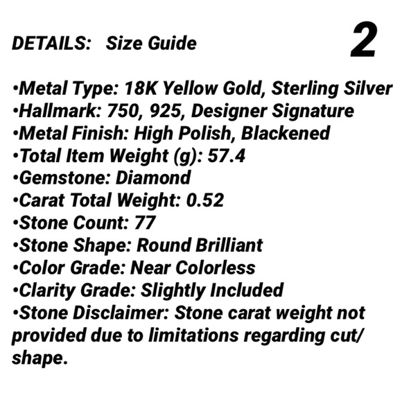 David Yurman Multistone & Diamond Mosaic Cuff - Picture 5 of 9